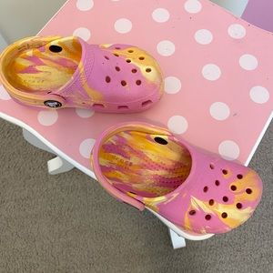 Pink lemonade crocs!